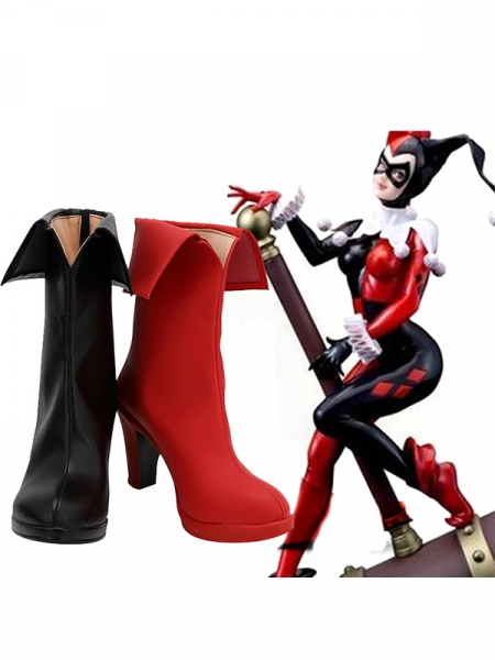 harley quinn high heel boots